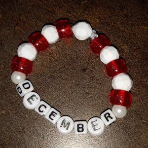 Handmade Christmas bracelet
